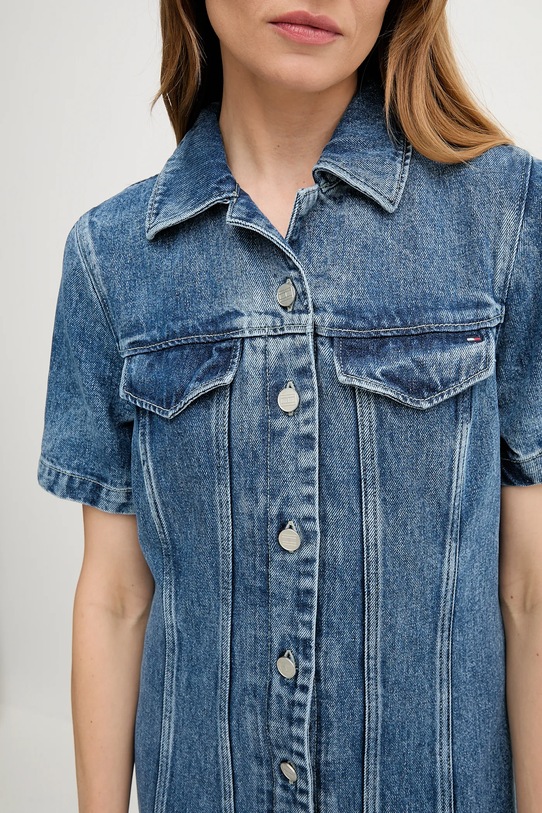 Φόρεμα τζιν Tommy Hilfiger WW0WW46638 μπλε