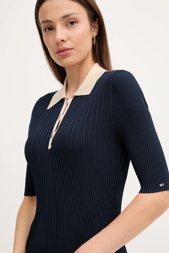 Tommy Hilfiger sukienka granatowy WW0WW47216
