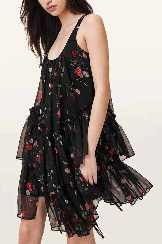 AllSaints rochie RACH negru W107DC
