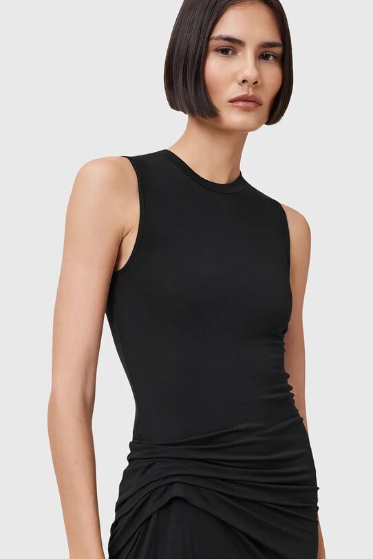 Odzież AllSaints sukienka RIVI W166DC czarny