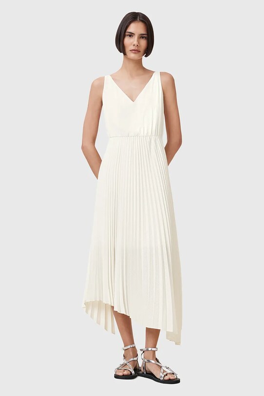 AllSaints sukienka i sweter LEIA W172DC biały AW25