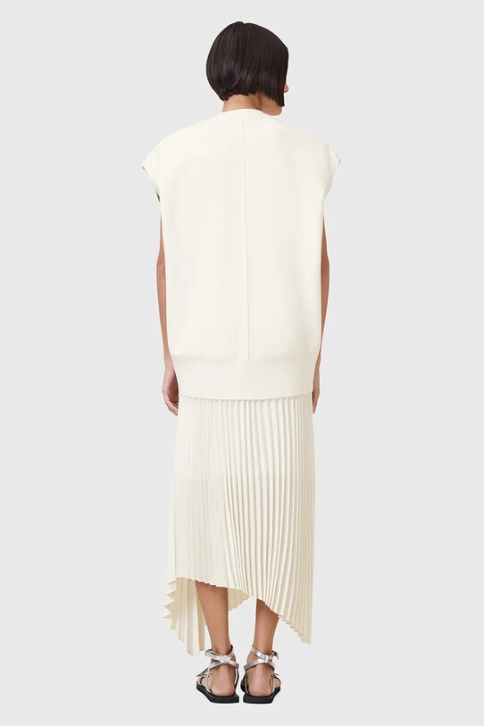 AllSaints rochie si pulover LEIA W172DC alb