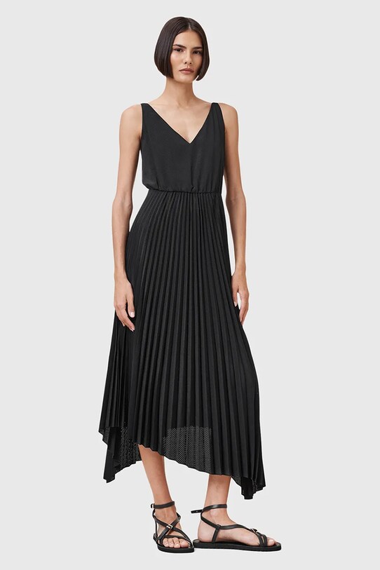 AllSaints rochie si pulover LEIA W172DC negru AW25