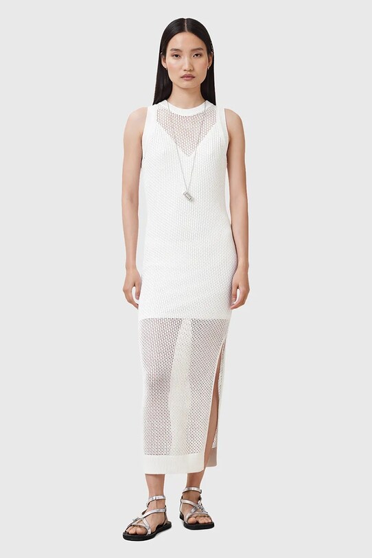 AllSaints sukienka i sweter MIRO W179DC biały