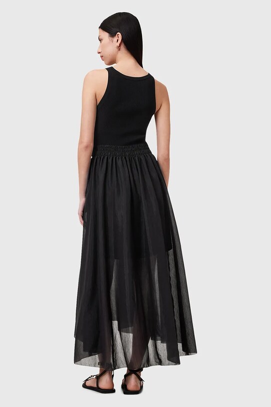 AllSaints sukienka ZENIA czarny W188DC