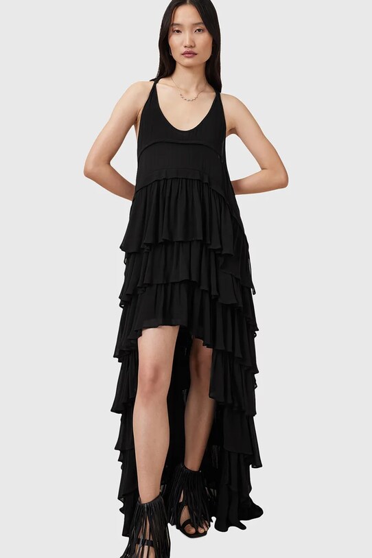 AllSaints sukienka CAVARLY czarny W206DC