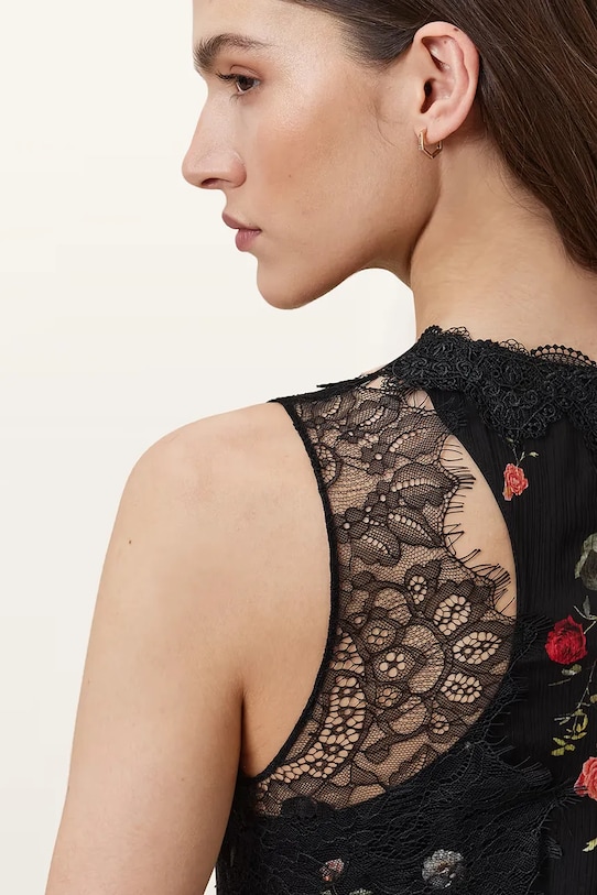 AllSaints sukienka QUINN W208DC czarny