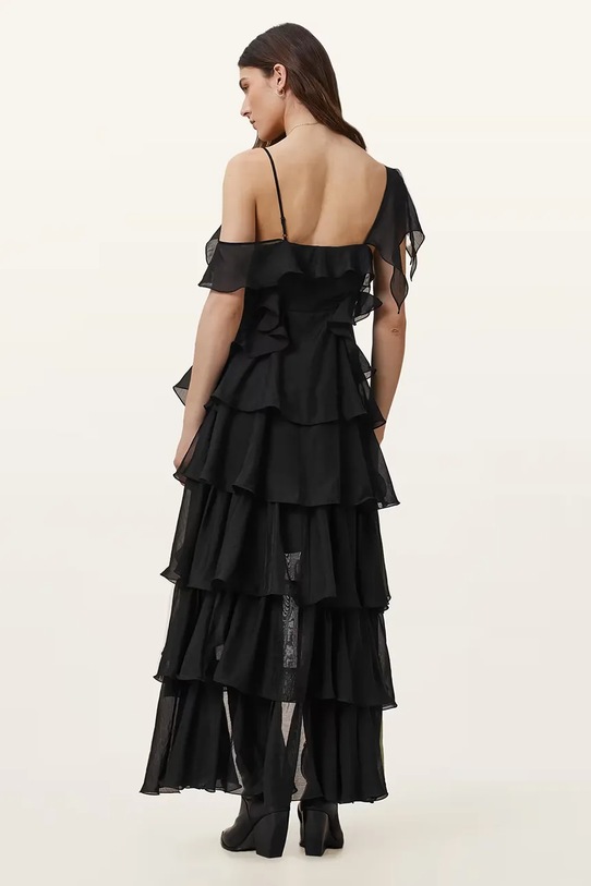 AllSaints sukienka SIENNA W212DC czarny