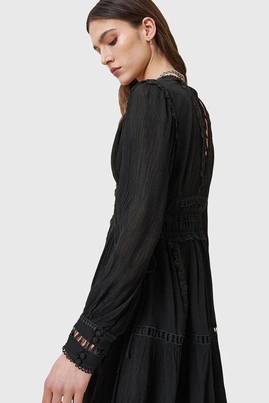 AllSaints sukienka XANTHE W213DC czarny