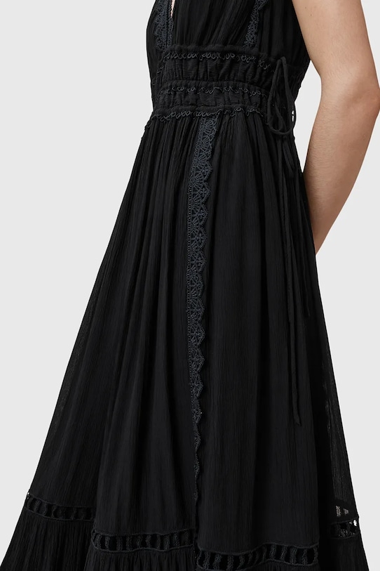 AllSaints sukienka XANTHE W302DC czarny