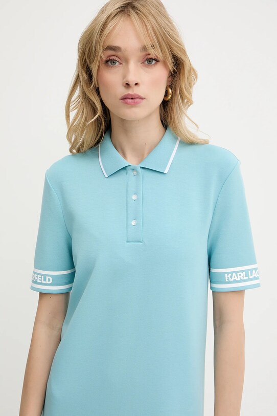 Karl Lagerfeld rochie turcoaz A3W13003