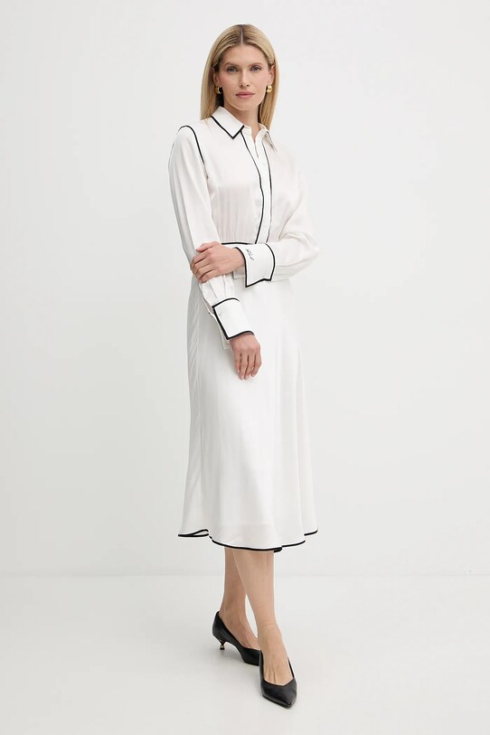 Karl Lagerfeld rochie A3W13021 alb AW25
