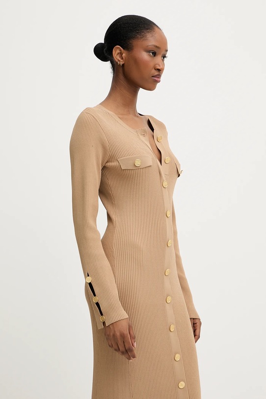 Φόρεμα Karl Lagerfeld A3W13038 μπεζ AW25