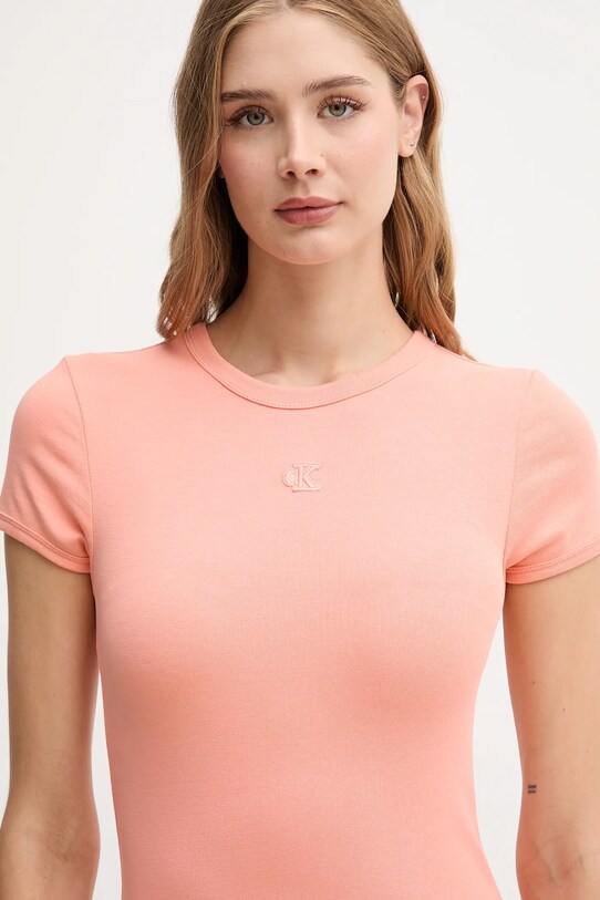 Calvin Klein Jeans rochie portocaliu LV047B266G