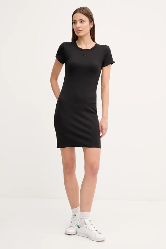 Calvin Klein Jeans rochie LV047B266G negru AW25