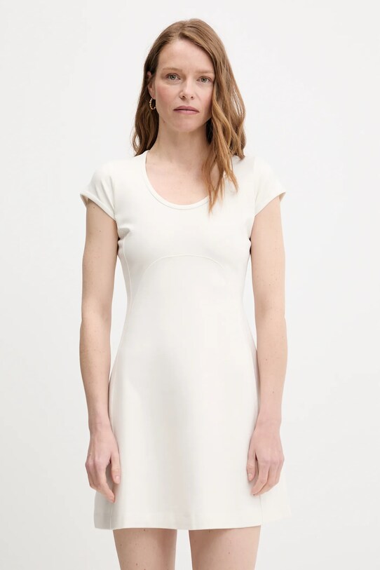 Šaty Calvin Klein Jeans mini béžová LV047C238G