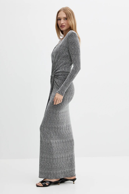 Simona Corsellini sukienka A25CEAB10201 srebrny AW25