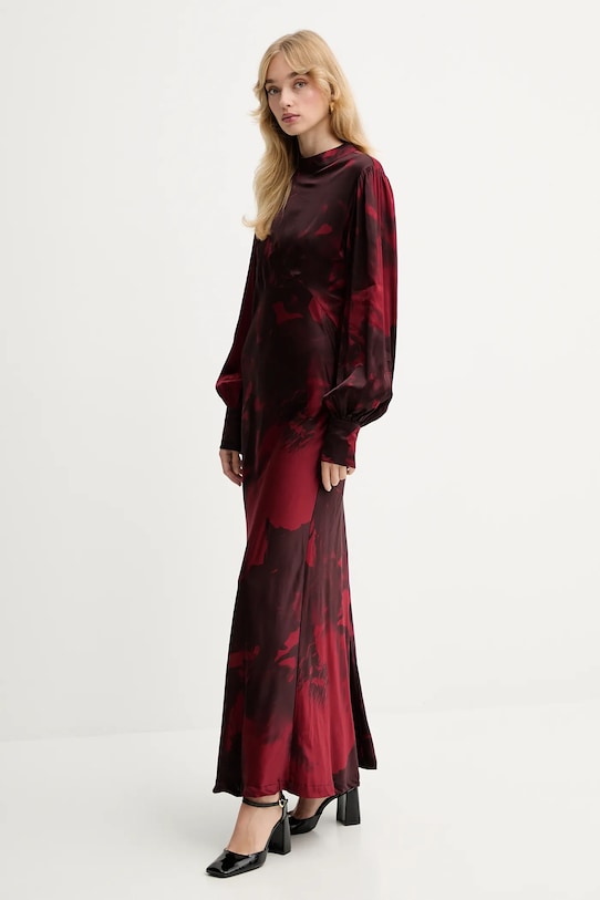 Gestuz sukienka 10910631 bordowy AW25