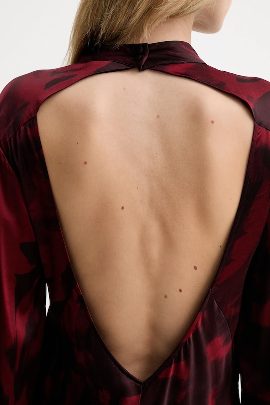 Gestuz sukienka 10910631 bordowy