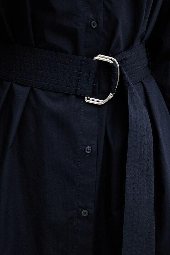 BOSS Orange sukienka bawełniana 50546132 granatowy