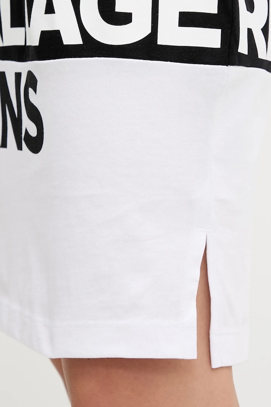 Βαμβακερό φόρεμα Karl Lagerfeld Jeans A3W13005 μαύρο