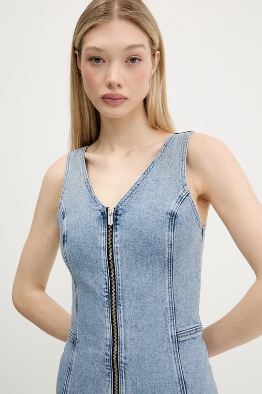Джинсова сукня Karl Lagerfeld Jeans блакитний A3W13016
