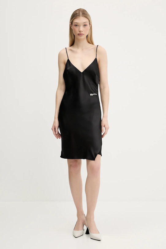 Karl Lagerfeld Jeans sukienka A3W13045 czarny AW25