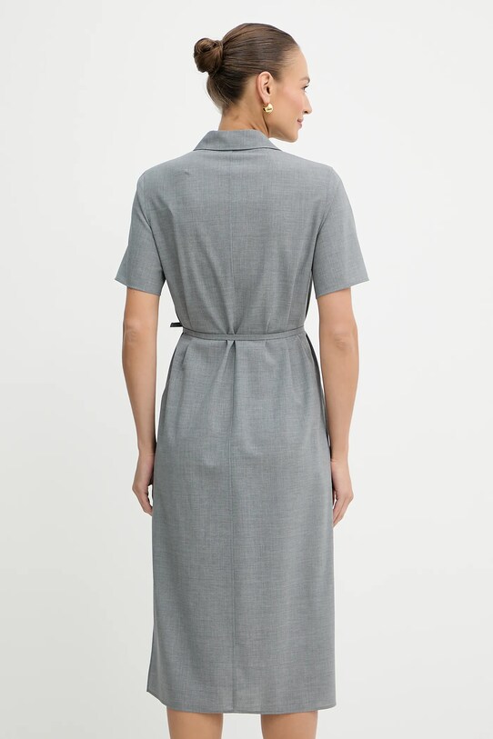 Îmbrăcăminte BOSS rochie din lână 50541988 gri