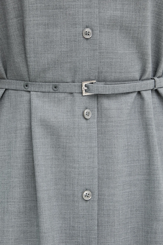 BOSS sukienka wełniana 50541988 szary