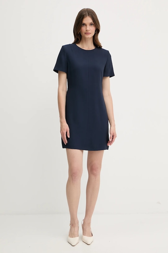 BOSS sukienka 50541993 granatowy AW25