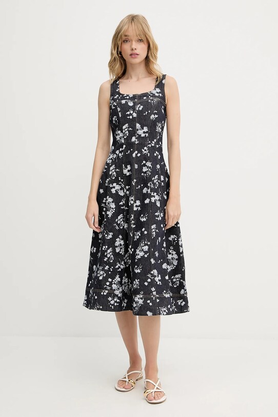 Karl Lagerfeld farmerruha vállas sötétkék A3W13004