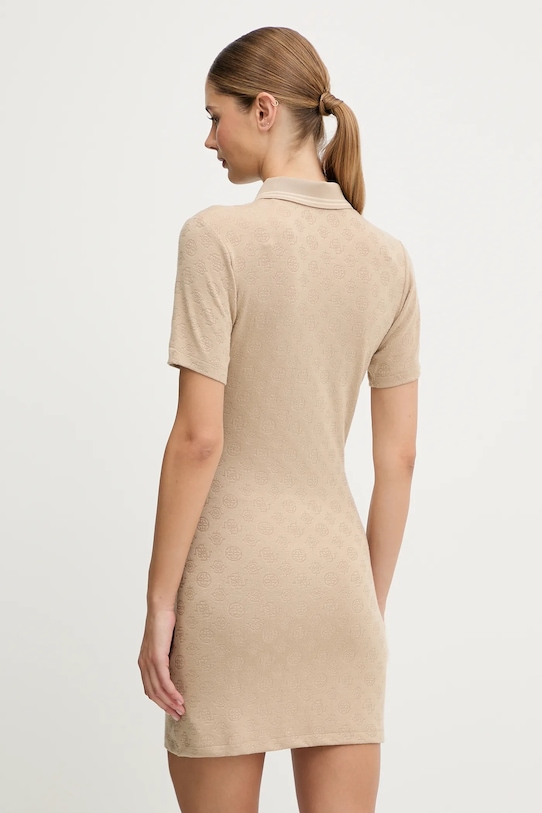 Odzież Guess sukienka PEONY V5YK00.KCX12 beżowy