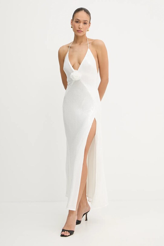 Bardot sukienka tkanina biały 59278DB5