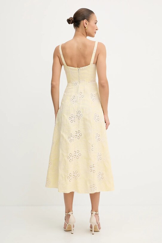 Bardot sukienka 59825DB2 żółty AW25