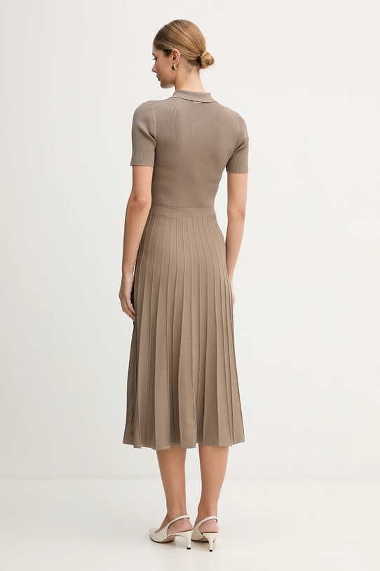 Odzież MICHAEL Michael Kors sukienka MT5834F33D brązowy