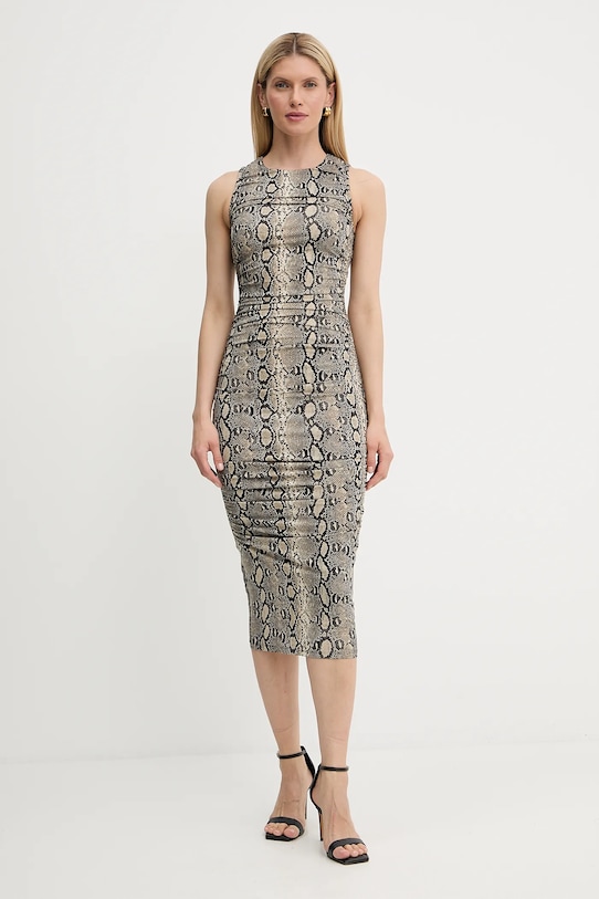 Šaty MICHAEL Michael Kors MT58319HMC béžová AW25