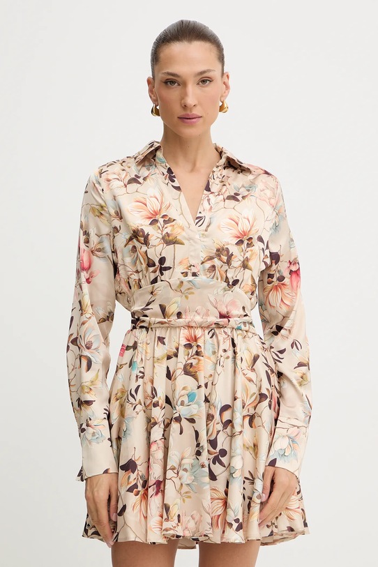 Платье Guess CONCETTA узор бежевый W5YK00.WF1T2