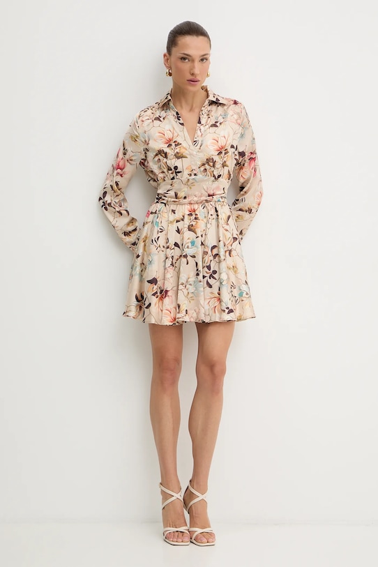 Guess sukienka CONCETTA W5YK00.WF1T2 beżowy NC25