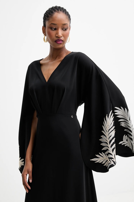 Obleka Guess ANGELE črna W5YK1A.WHCU2