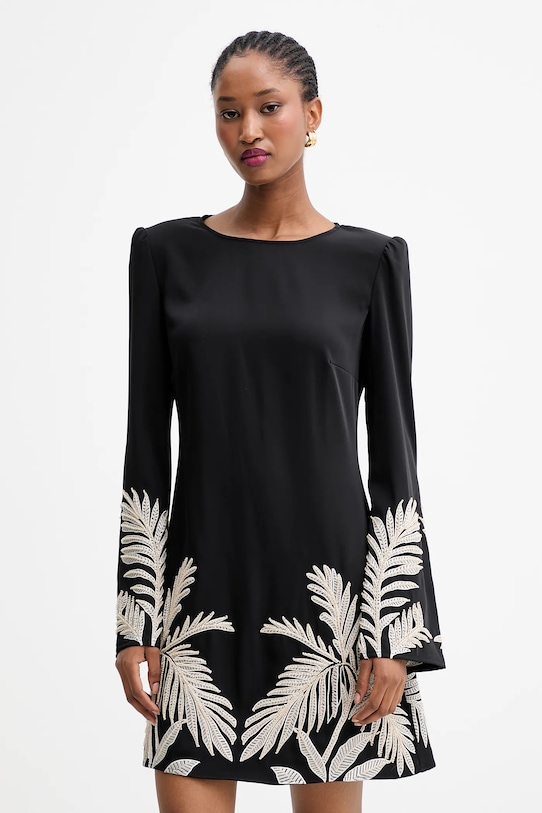 Guess sukienka ANGELE długi czarny W5YK10.WHCU2