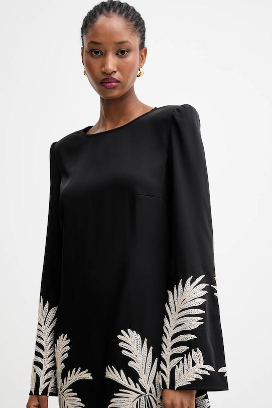 Guess sukienka ANGELE czarny W5YK10.WHCU2