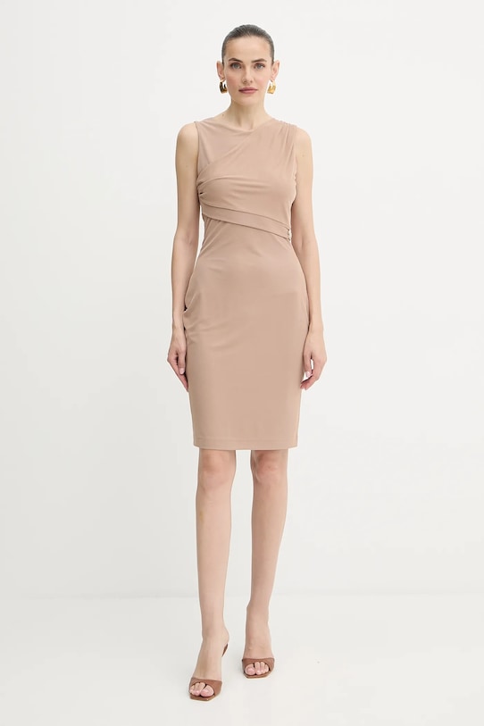 Guess sukienka PRISCA W5YK27.KAQL2 beżowy AW25