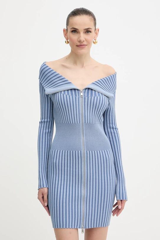 Guess sukienka KATHRYN casual niebieski W5YK28.Z30I2