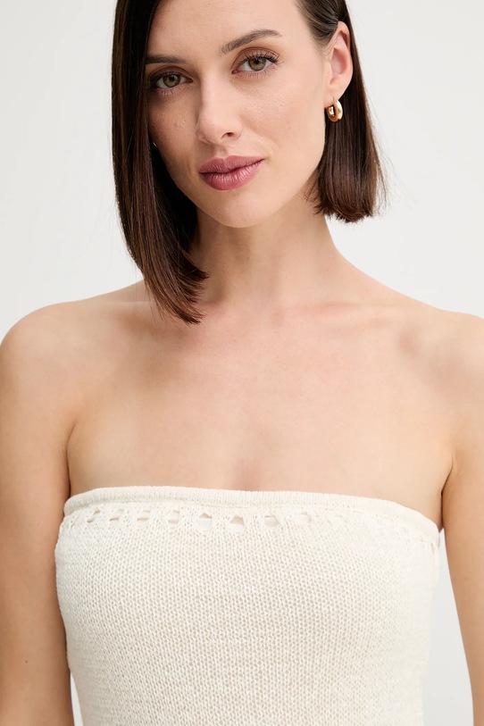 Guess sukienka LEAH beżowy W5YK76.Z3P21