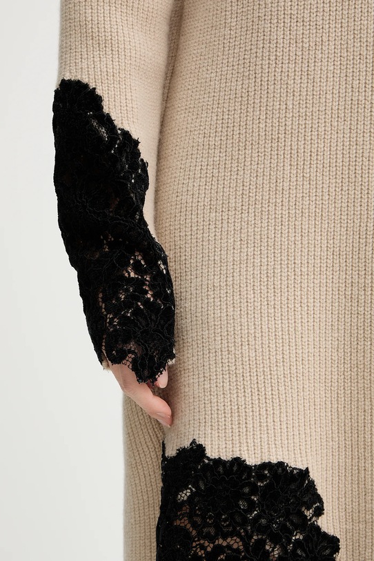 Pinko vestito con lana 105504.A2R1 beige