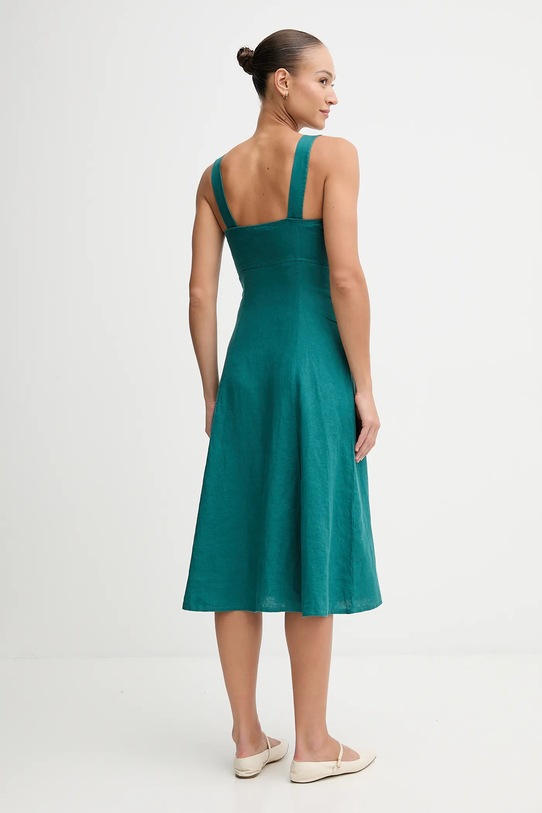 United Colors of Benetton rochie din in 4AGHDV0AG turcoaz AW25