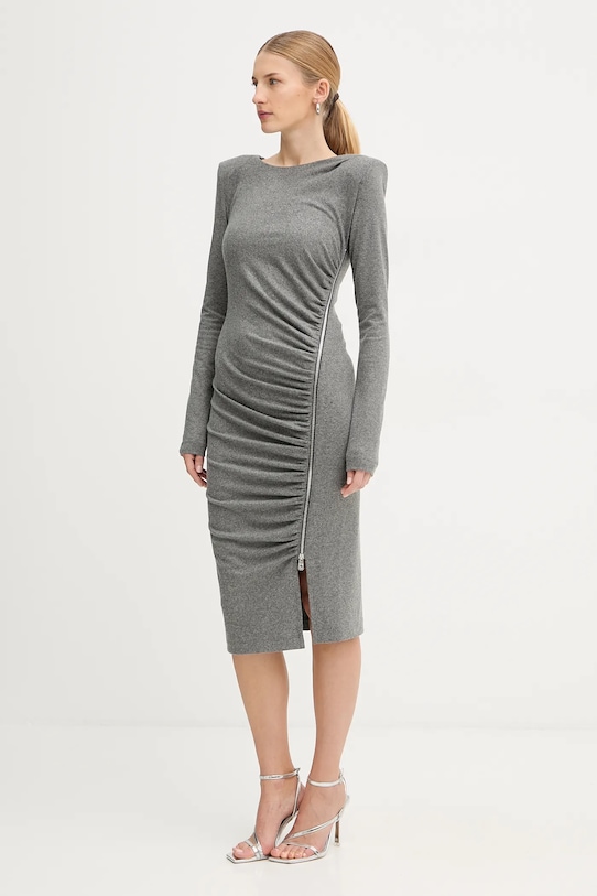 Šaty s prímesou vlny Pinko 106126.A2ZU sivá AW25