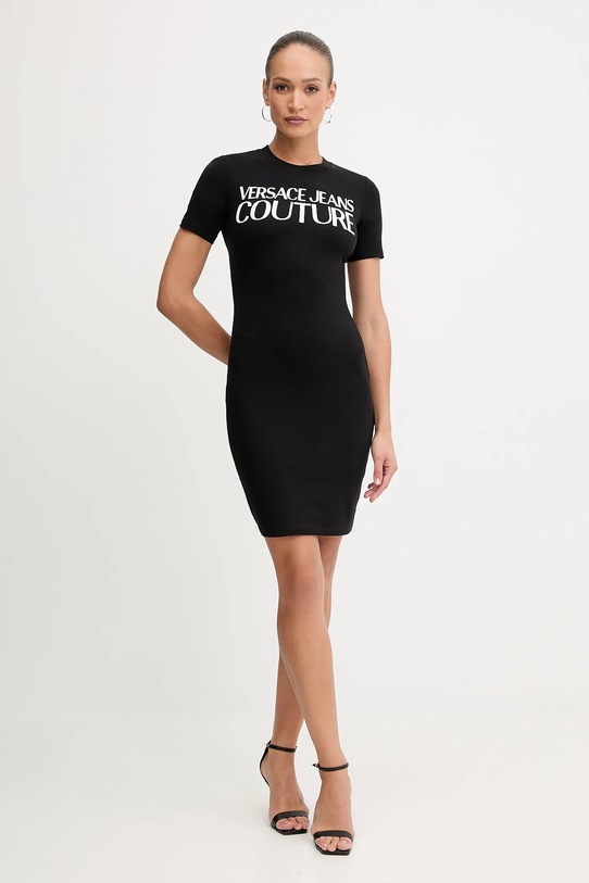 Versace Jeans Couture sukienka 79HAOE05.CJ02E czarny AW25