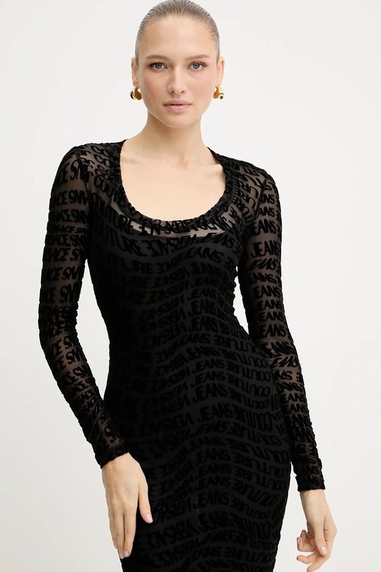 Versace Jeans Couture rochie negru 79HAO920.JS490