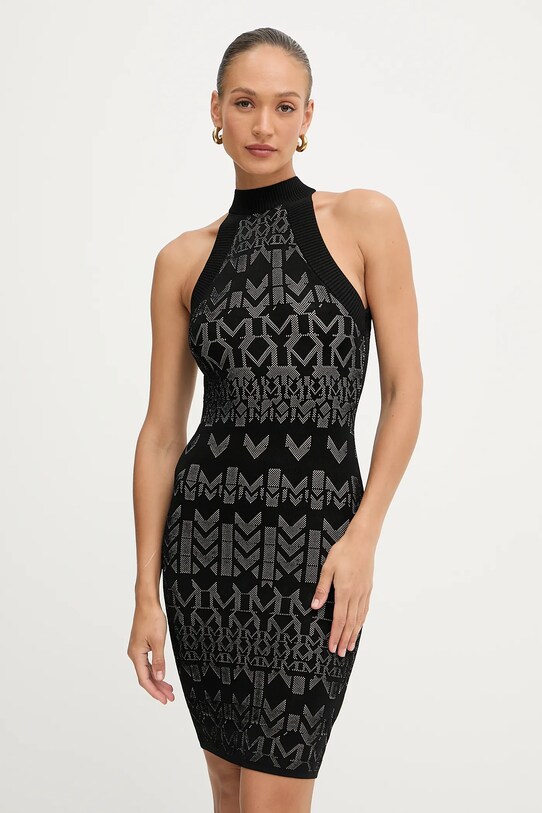 Marciano Guess sukienka BILLIE wzorzyste czarny 5YGK19.5877Z